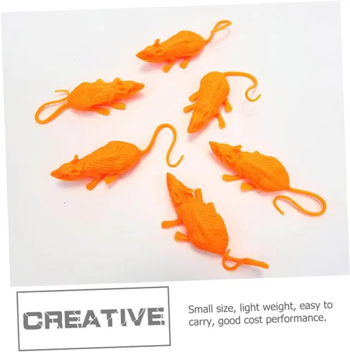 Vista 5 de 18Pcs Realistic Simulated Mouse Toys Halloween Decor Party Layout Props Small Lightweight PE Material for Scary Pranks and Indoor Display