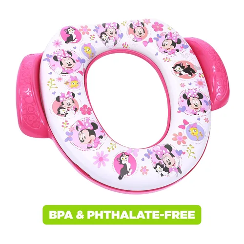 Vista 3 de Ginsey Disney Minnie Mouse "Believe in Me" - Asiento suave para orinal