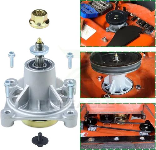 Vista 5 de 587125201 Conjunto de mandril reemplazar Husqvarna 587125201, 532174356, 174356, 174358, 539107515, Husqvarna z246 Husqvarna z246, rz4623, rz4623