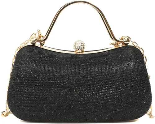 Vista 11 de Bolso de mano con diamantes de imitación para mujer Bolso cruzado convertible de noche y fiesta Citas de graduación de boda