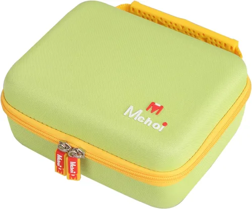 Vista 5 de Estuche de transporte de almacenamiento compatible con el juego de letras magnéticas Leapfrog Fridge Phonics, amarillo, solo funda