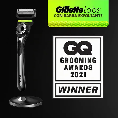 Vista 7 de Gillette Labs - Recambios de cuchilla de afeitar para hombre con barra exfoliante, compatible con maquinillas de afeitar Gillette Labs, 10 cartuchos