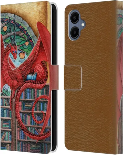 Vista 176 de Head Case Designs Officially Licensed Carla Morrow Galactic Entrancement Dragons Leather Wallet Case Compatible with Samsung Galaxy A07 4G