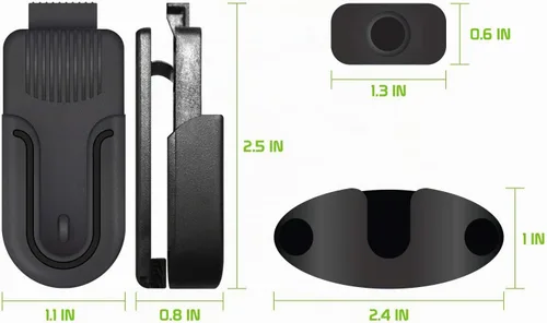 Vista 7 de Cellet Clip giratorio universal para cinturón para soporte de automóvil, compatible con GPS para Apple iPhone 14 Pro Max Plus 13 12 11 iPad, iPods