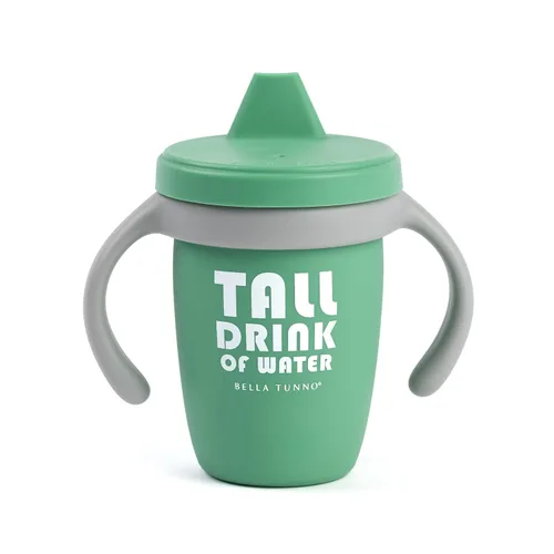 Vista 14 de Taza de silicona Bella Tunno, taza de entrenamiento con asas de transición para bebés, niños pequeños y niños, bebés de 6 a 12 meses y niños