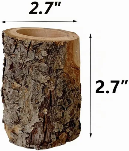 Vista 4 de 3 piezas de juguete de túnel de hámster de madera natural de manzana, escondite de hámster para hámsters, ratones, jerbos, ratas, accesorios