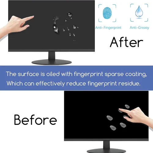 Vista 8 de KEANBOLL Panel protector de pantalla de luz azul para monitor de computadora de 23.8 pulgadas, filtro de bloqueo de luz azul, protector