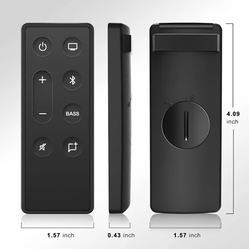 Vista 7 de Mando a distancia de repuesto para altavoz Bose TV y barra de sonido Solo serie II, compatible con sistema de sonido Bose Solo 5 10 15 Series II TV
