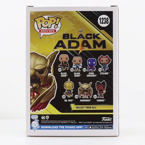 Vista 2 de Funko Pop! Movies Black Adam Hawkman Pop! Figura coleccionable de vinilo – Edición limitada exclusiva