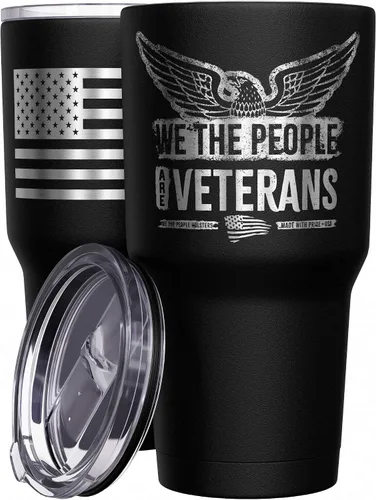 Vista 39 de We The People Holsters - Vaso térmico de 30 onzas, 0% Liberal, Negro
