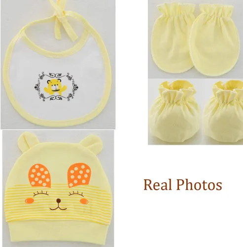 Vista 6 de okpuzee Conjunto de regalo de ropa para niña recién nacida de 18 piezas, ropa de bebé de 0 a 3 meses, Amarillo