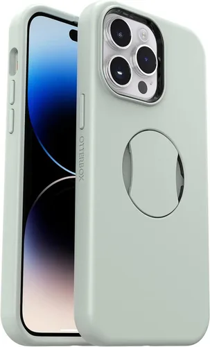 Vista 4 de OtterBox OTTERGRIP Symmetry Series - Funda para iPhone, embalaje no minorista (negro, iPhone 14 Pro Max)