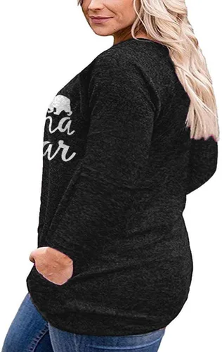 Vista 2 de VISLILY Camisa casual de manga larga con botones y bolsillos para mujer