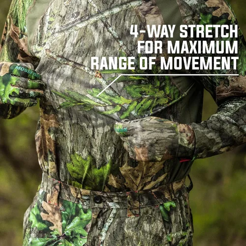 Vista 3 de Mossy Oak Camisas ligeras de camuflaje para hombre