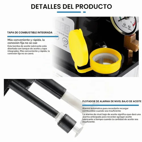 Vista 6 de MXBAOHENG Bomba de aceite lubricante automática Control numérico digital