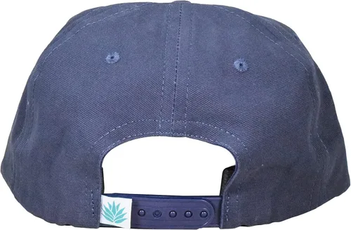 Vista 6 de Sendero Provisions Co. Sombrero Snapback ajustable al aire libre con diseño bordado Bad to The Bone (negro), Azul