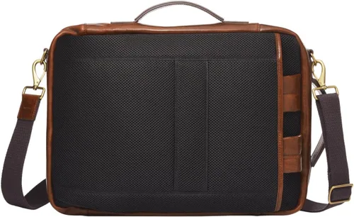 Vista 3 de Fossil Buckner - Mochila convertible y maletín para hombre, Buckner Medium Coñac