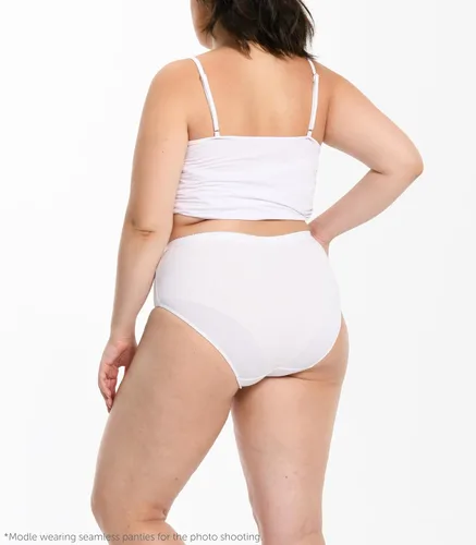 Vista 5 de Comfneat Paquete de 6 calzoncillos de algodón puro de cintura alta para mujer