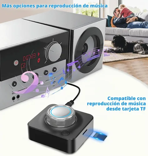 Vista 5 de KAIY Receptor Bluetooth para el hogar estéreo Bluetooth a RCA adaptador