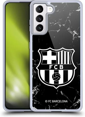 Vista 45 de Head Case Designs Funda de gel con licencia oficial del FC Barcelona Barca Crest Patterns [protección de grado militar] compatible con Google Pixel 3