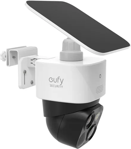 Vista 9 de Soporte de montaje de canalón compatible con Eufy Security SoloCam S340/SoloCam E30/E42, cámara de seguridad solar (1 unidad-blanco)