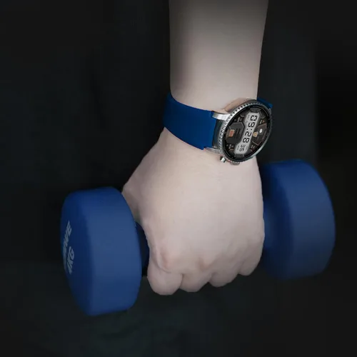 Vista 7 de Compatible con correas Casio MDV106, correa de silicona deportiva de liberación rápida de 0.866 pulgadas, correa de repuesto compatible con reloj