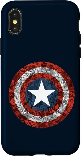 Vista 5 de Marvel Funda de escudo cómico del Capitán América para iPhone 17