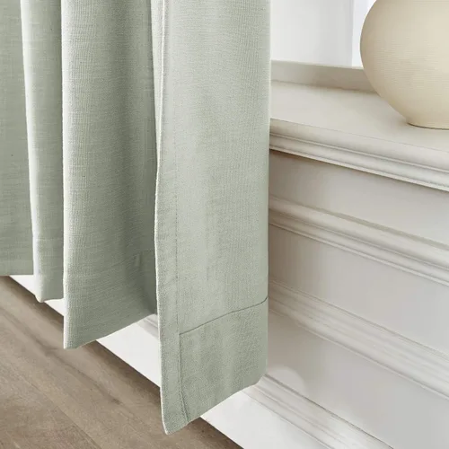 Vista 197 de Frelement Cortinas plisadas de lino de algodón de 100 pulgadas de ancho y 102 pulgadas de largo, cortinas con reducción de ruido para sala