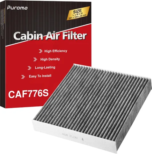 Vista 10 de Puroma Filtro de aire de cabina Carbón activado para CP930 CF10930 CAF1869P