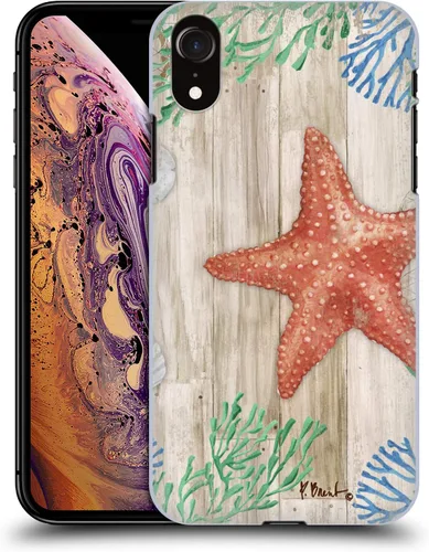 Vista 20 de Carcasa rígida para iPhone XR, diseño oficial de Paul Brent Coastal Agate Mermaid