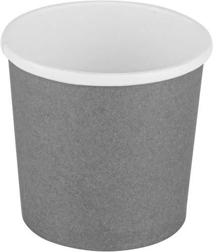 Vista 2 de Restaurantware - Bio Tek - Vasos de sopa desechables de 12 onzas, 200 tazas de sopa de papel para microondas - Las tapas ventiladas se venden por