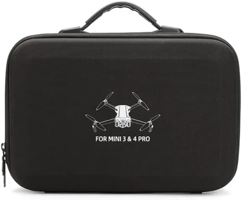 Vista 9 de Estuche de transporte para DJI Mini 4 Pro/Mini 3 Pro/3 Drone Fly More Combo Accesorios Bolsa de almacenamiento Estuche de viaje duro con correa