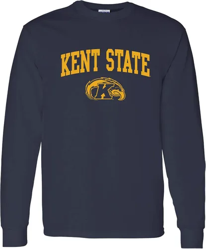 Vista 15 de NCAA oficial de College – University Team Color Arco Logo Manga Larga