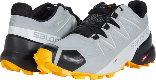 Vista 10 de Salomon Speedcross 5 GTX - Zapatos para correr en montaña para hombre Verde pato/Negro/Onagra