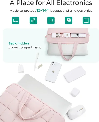 Vista 4 de BAGSMART Funda protectora tipo sleeve para laptop