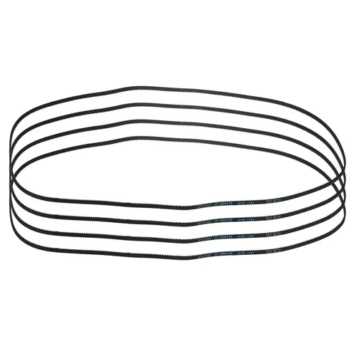 Vista 60 de uxcell 4 piezas HTD-3M Correa de Distribución de Goma 48 Dientes, Longitud de Paso 144mm x Ancho 6mm x Altura 2.4mm, Correa de Polea de Distribución
