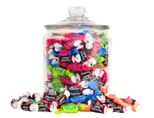 Vista 6 de Queen City Candy Cave - Mini masticables con sabor a granel, envueltos individualmente de sabores surtidos Midgee Fruit Chews (1 libra)