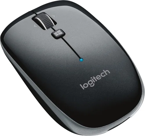 Vista 2 de Mouse M557 con Bluetooth para computadora, de Logitech , Gris