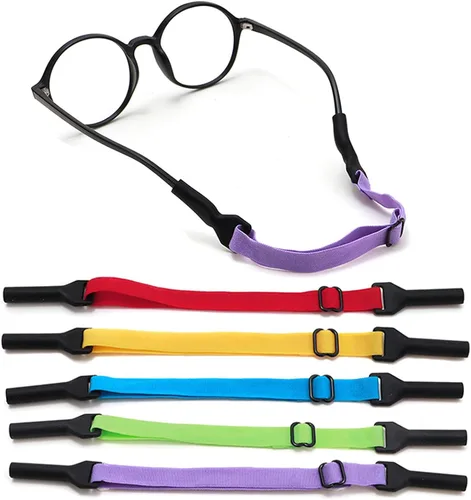 Vista 10 de Correa ajustable para lentes para niños, 5 correas sin cola, correa de soporte para lentes para niños y niñas
