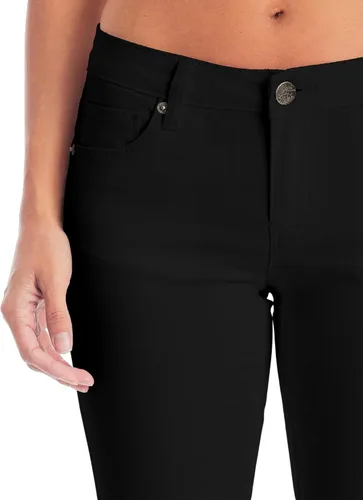 Vista 4 de Hybrid & Company Bermudas elásticas para mujer, ultra cómodas, con bolsillos