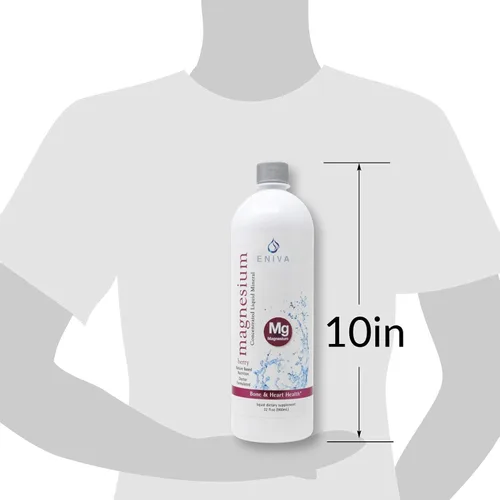Vista 9 de Suplemento de magnesio iónico líquido (32 onzas) Salud digestiva, energía muscular y huesos. Formulado por médicos. Cero calorías. Cero azúcar. por