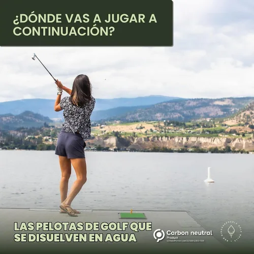 Vista 8 de Biodegradable Golf Balls BGB disolvible en agua Regalo de golf ecológico Soluble en agua Perfecto para práctica al aire libre Se disuelve