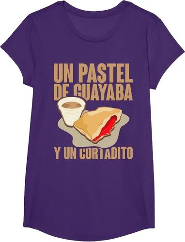 Vista 62 de Funny Cuban Coffee Guayaba Guava Breakfast T Shirt T-Shirt Asphalt Grey