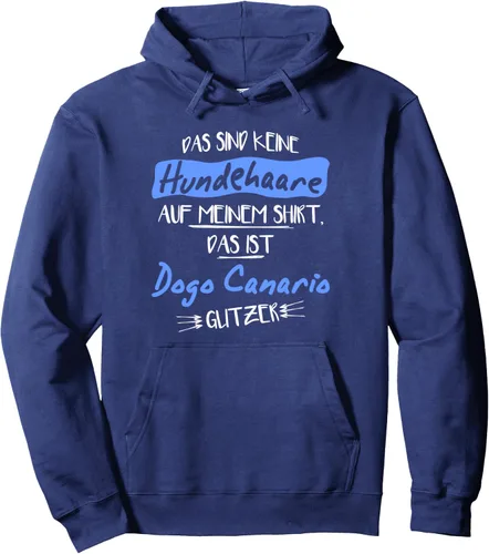 Vista 6 de These are not dog hair. This is Dogo Canario glitter Pullover Hoodie