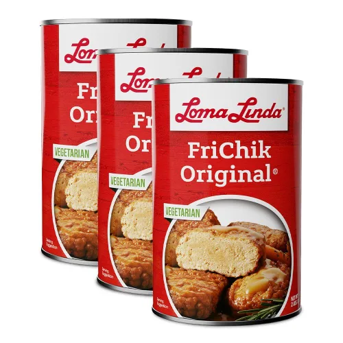 Vista 9 de Loma Linda - Sustitutos de carne a base de plantas una lata (37.5 oz) (FriChik)