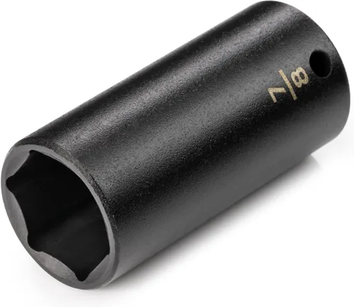Vista 80 de TEKTON Zócalo de impacto de 6 puntos de 1 pulgada de profundidad de 3/8 pulgadas x 1 pulgada SID13025
