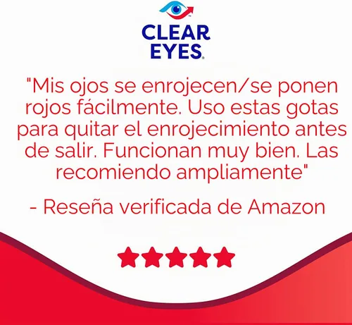 Vista 8 de Clear Eyes Gotas para los ojos de alivio de enrojecimiento de 12 horas - 0.2oz