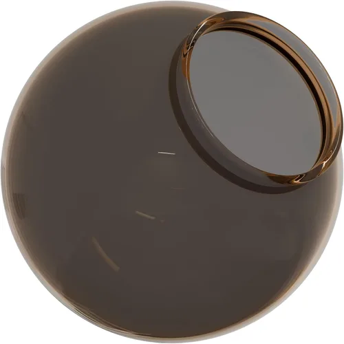 Vista 17 de KastLite Globo de poste de lámpara de acrílico de bronce de 6 pulgadas Textura suave con apertura sin cuello de 2.81 pulgadas Fabricado