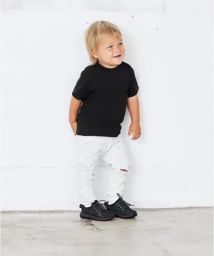 Vista 2 de Bella + Canvas Camiseta de manga corta para niño pequeño