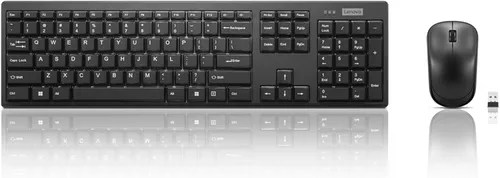 Vista 6 de Lenovo Teclado compacto inalámbrico 100 - Teclado inalámbrico para PC y portátil con Windows - Teclas silenciosas - Diseño de tamaño completo